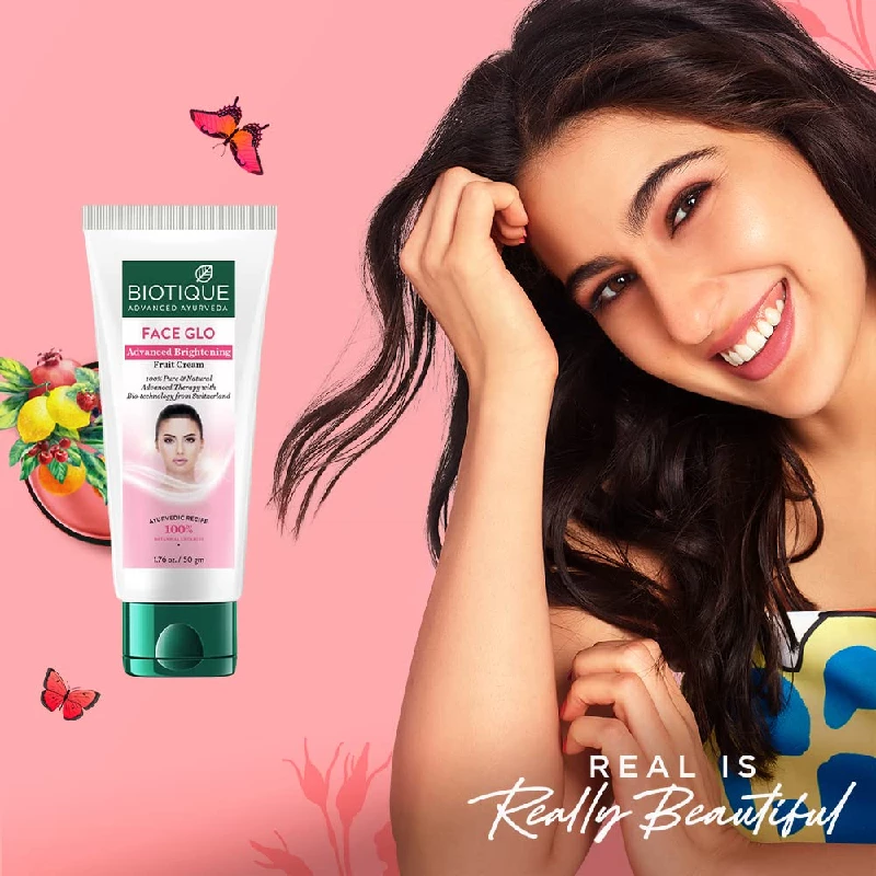 Biotique Face Glo Advance Brightening Fruit Cream, 50 g-3.webp